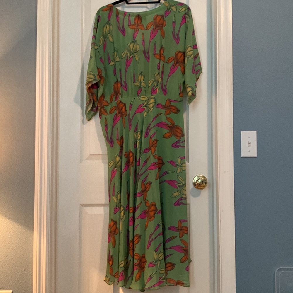 Gorgeous Green, Orange, and Pink Dress - Picture 5 of 8